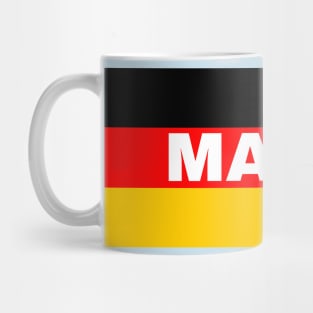 Mainz City in German Flag Mug